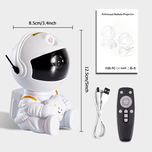 TucksTrends™ Astronaut Galaxy Star Projector – LED Night Light & Home Decor