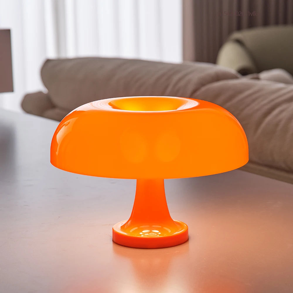 Classic Bauhaus Mushroom Table Lamp – Modern Danish Design, Bedside Decor