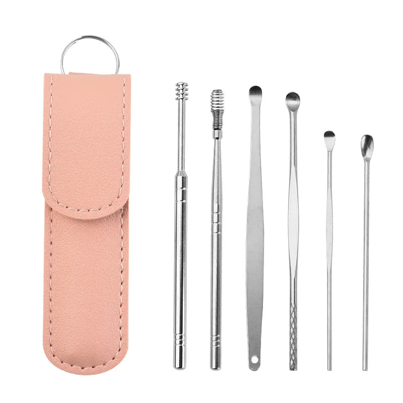 TucksTrends™ 6-Piece Stainless Steel Earwax Removal Kit