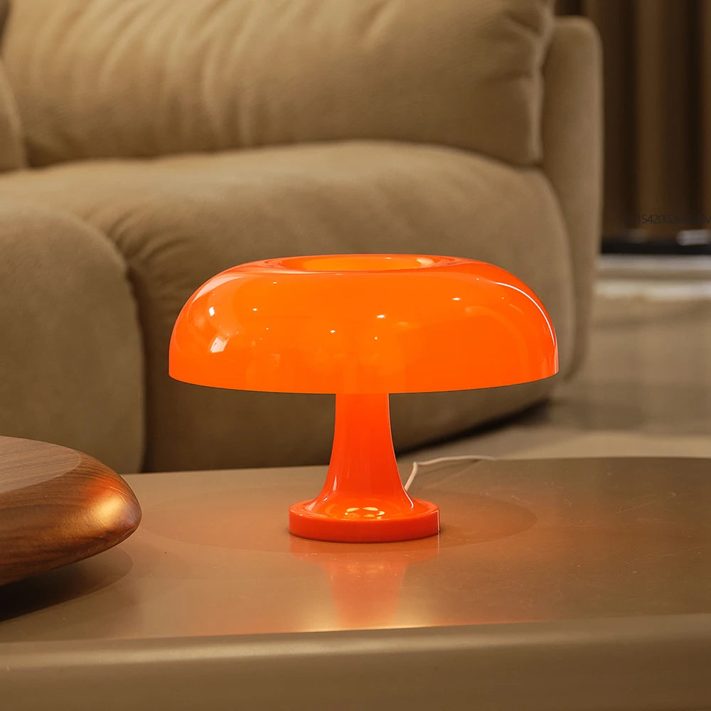 Classic Bauhaus Mushroom Table Lamp – Modern Danish Design, Bedside Decor