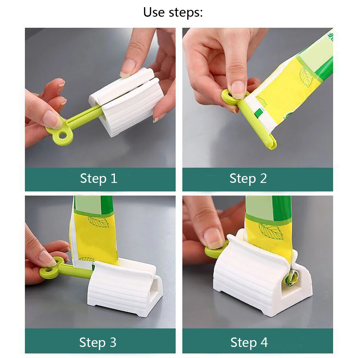 Toothpaste Tube Squeezer – Effortless & Mess-Free Dispensing