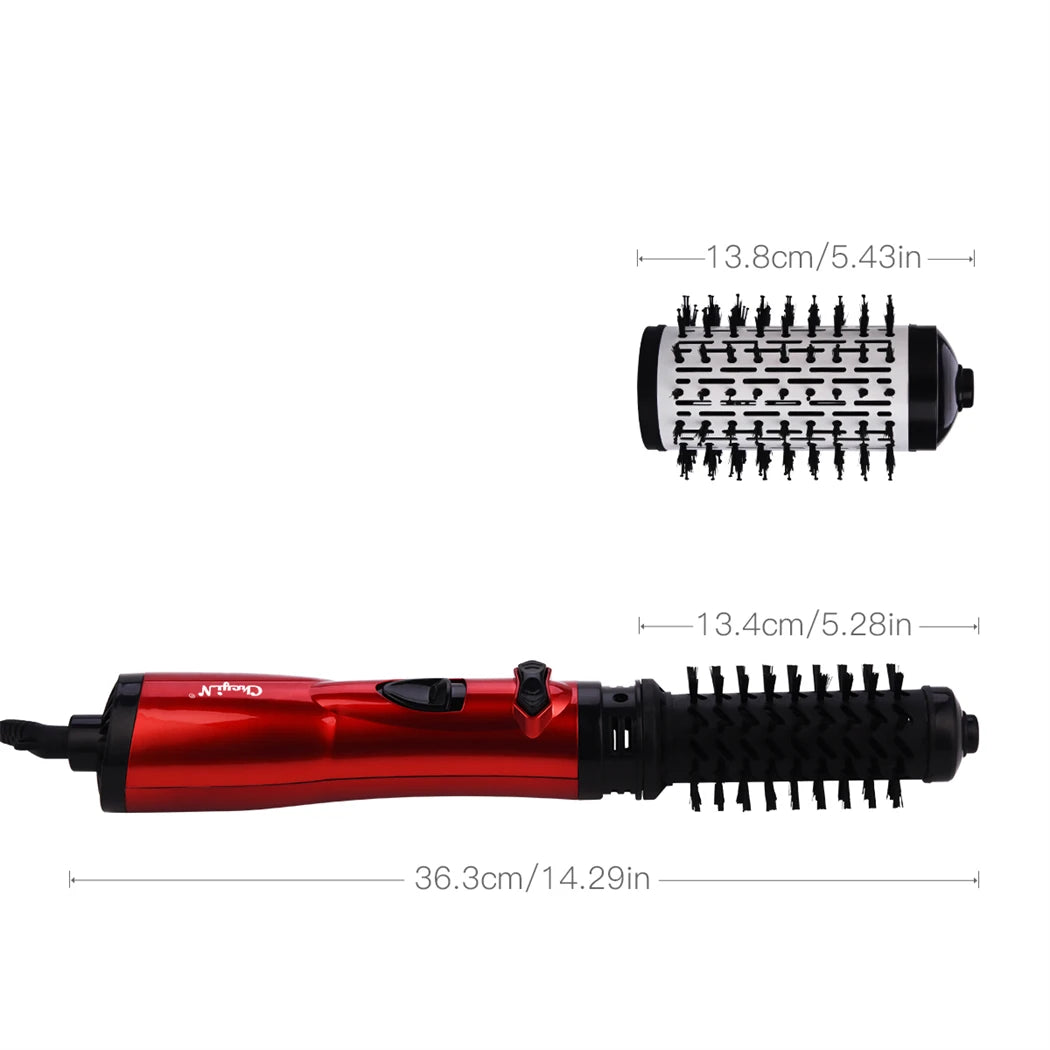 2-in-1 Hot Air Spin Brush – Auto-Rotating Ionic Hair Dryer & Styler