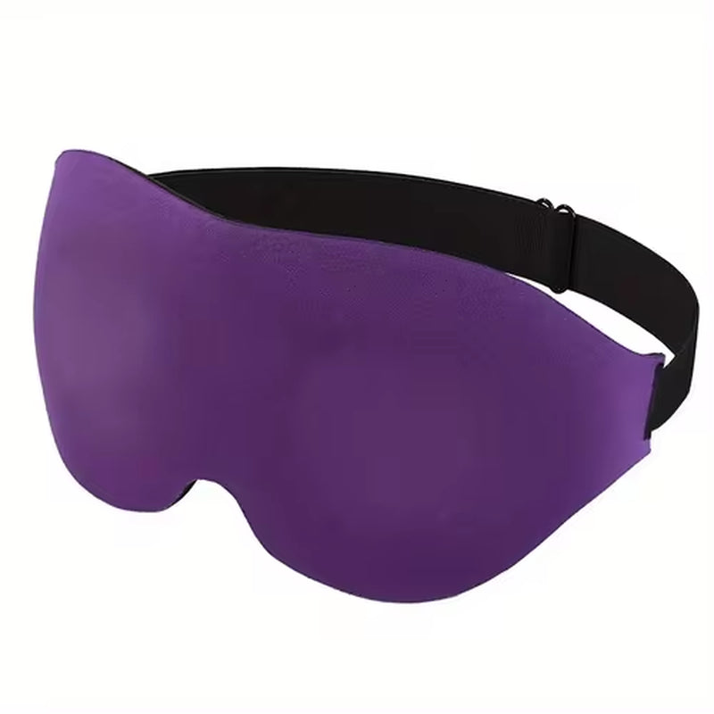 3D Contoured Sleep Mask – Light Blocking Eye Mask with Earplugs for Men & Women