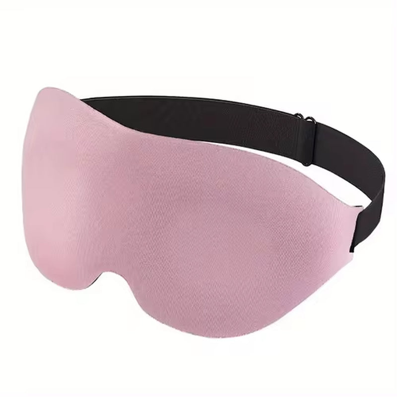 3D Contoured Sleep Mask – Light Blocking Eye Mask with Earplugs for Men & Women