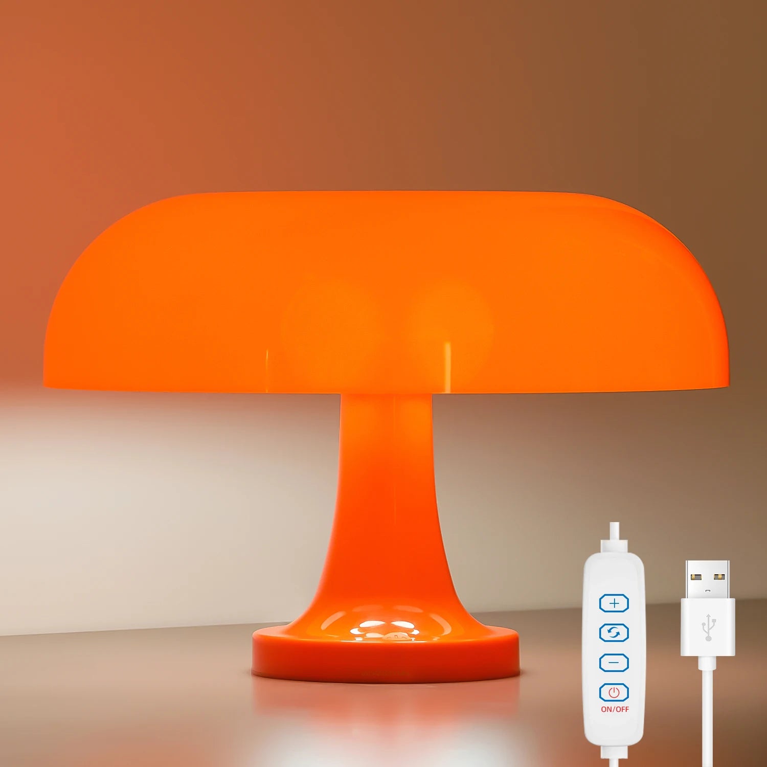 Classic Bauhaus Mushroom Table Lamp – Modern Danish Design, Bedside Decor