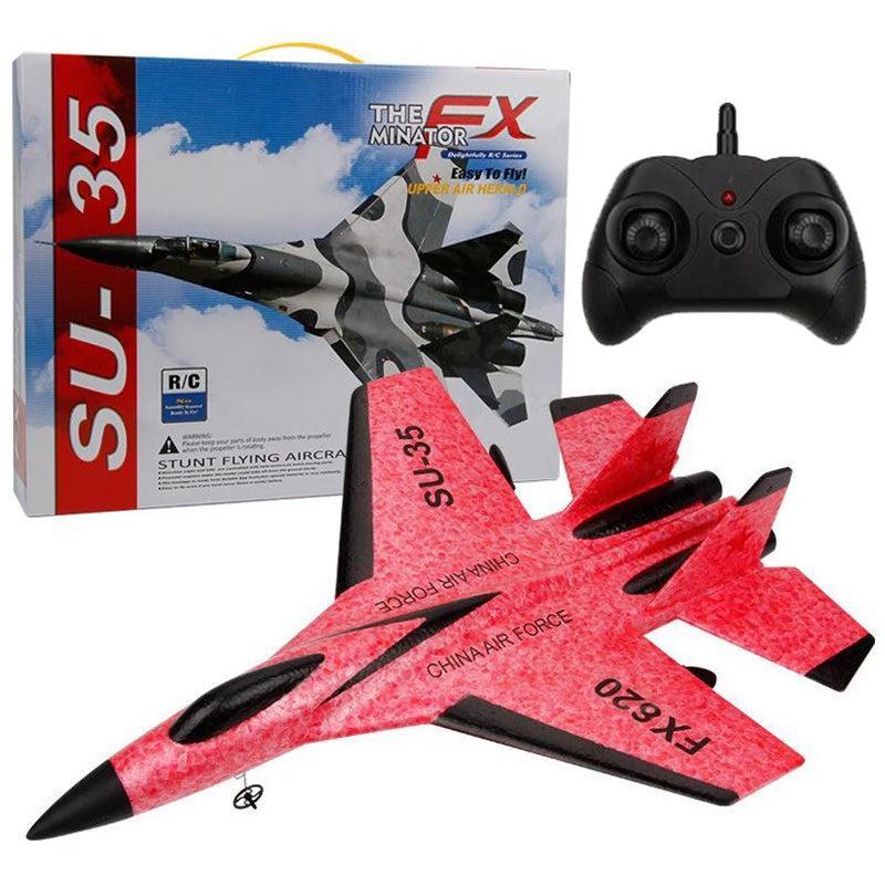 RC SU-35 Foam Glider – 2.4G Remote Control Fighter Jet for Kids