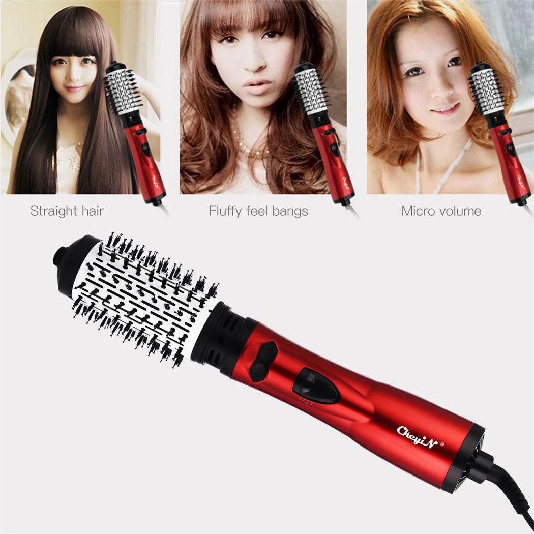 2-in-1 Hot Air Spin Brush – Auto-Rotating Ionic Hair Dryer & Styler