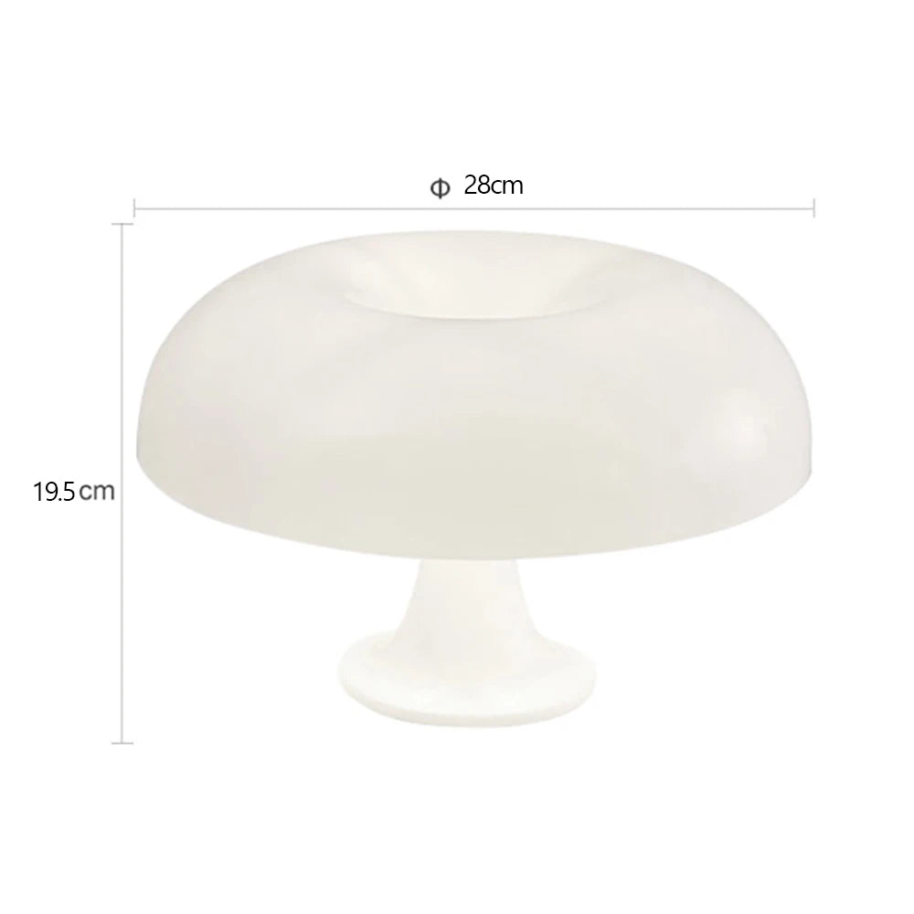 Classic Bauhaus Mushroom Table Lamp – Modern Danish Design, Bedside Decor