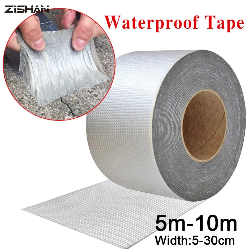 Waterproof Butyl Aluminum Tape – High-Temp Resistant Seal for Roof, Wall & Duct Repairs